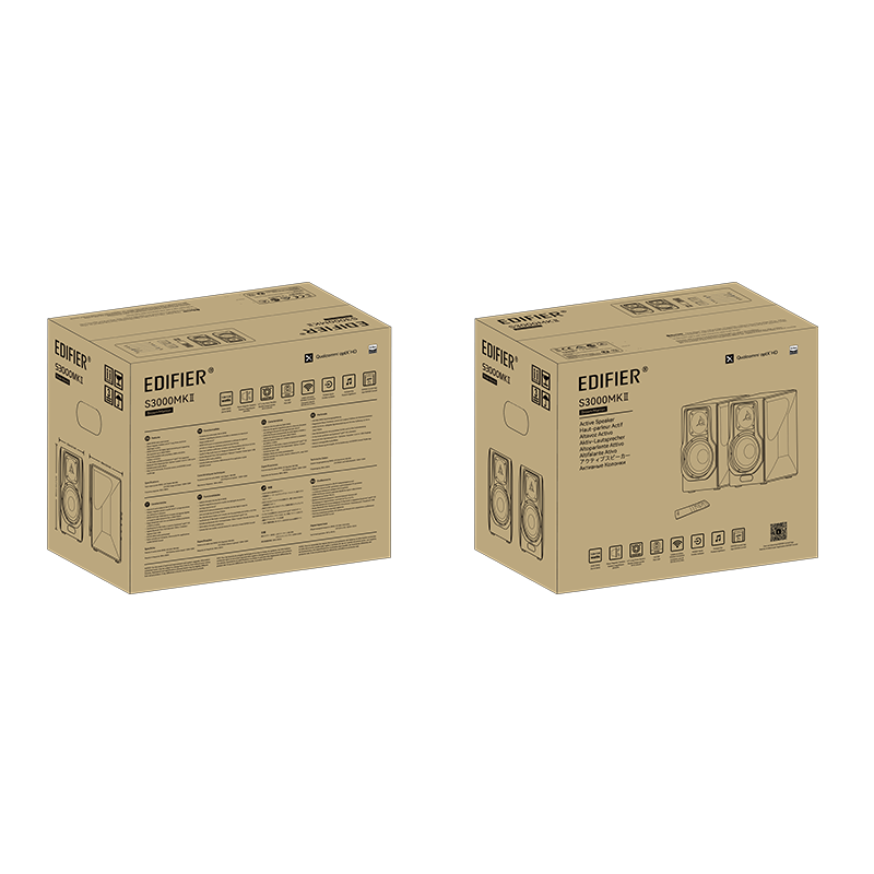 Altavoces de estantería inalámbricos autoamplificados S3000MKII