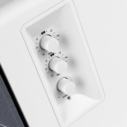 Tecnología R1280T. Estilo. Utilidad. Altavoces de estantería autoamplificados