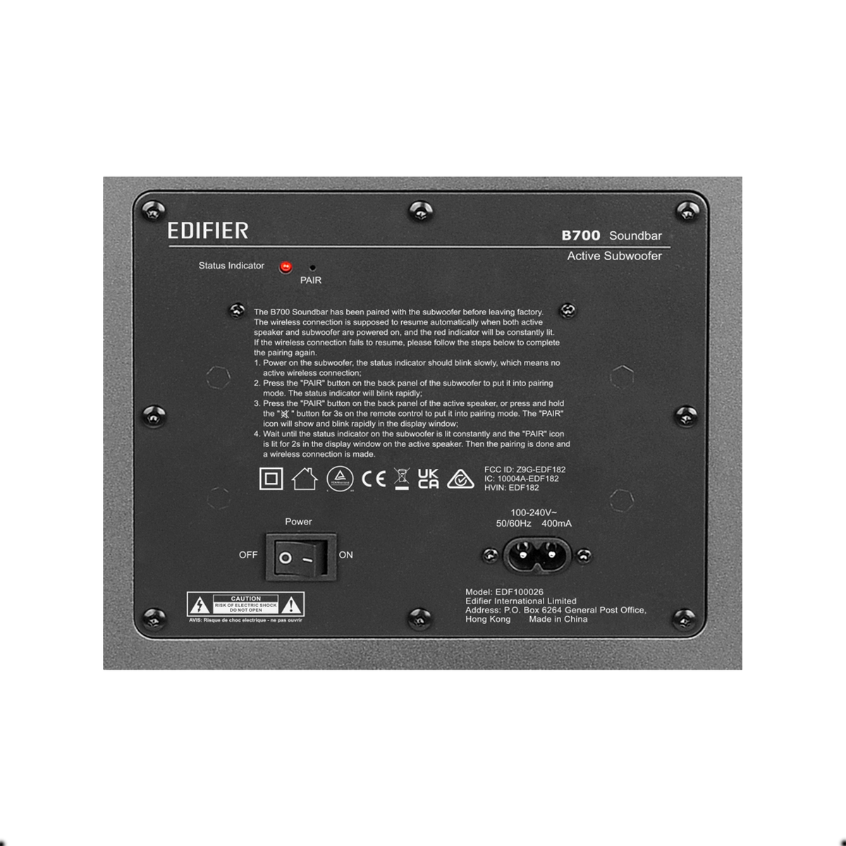 Sistema de altavoces Dolby Atmos® B700: barra de sonido 5.1.2 con subwoofer inalámbrico 