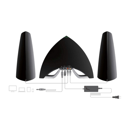 e3360 Prisma Encore 2.1 Bluetooth Audio Speakers