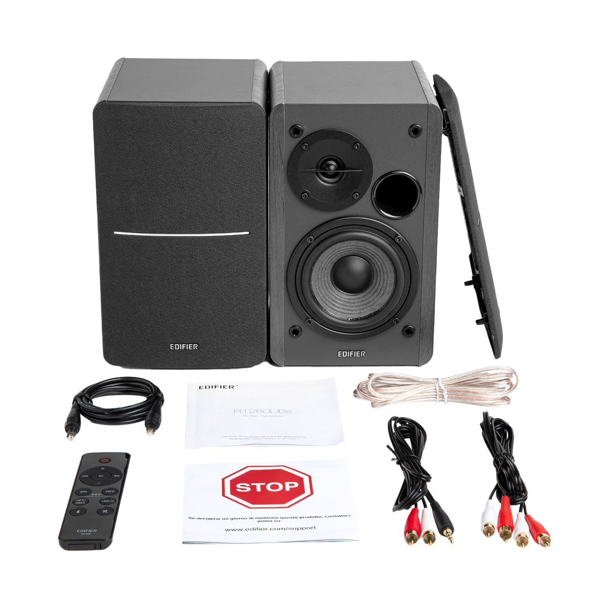 R1280DBs Powered Bluetooth Bookshelf Speakers