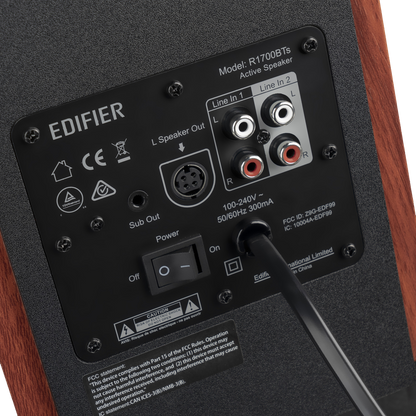 R1700BTs Active Bluetooth Bookshelf Speakers(Certified Refurbished)