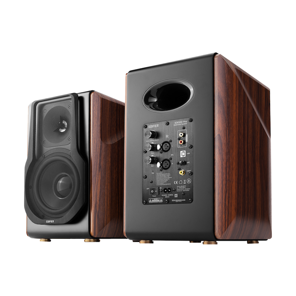 S3000Pro Powered Wireless Bookshelf Speakers (Certified Refurbished)